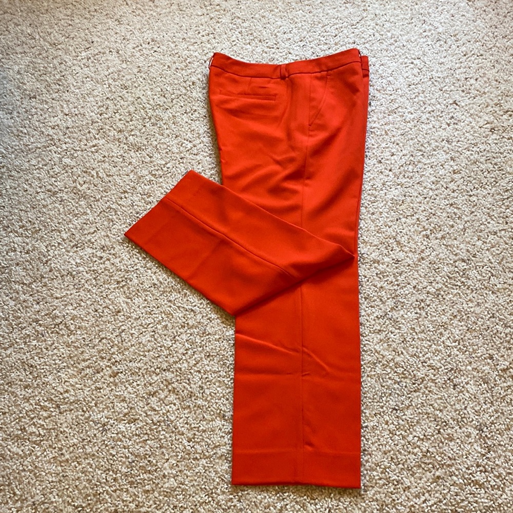 Banana republic, crop slacks, orange color, size 12 petite brand new